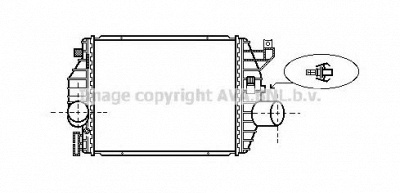 AVA QUALITY COOLING ms4357 -  Интеркулер